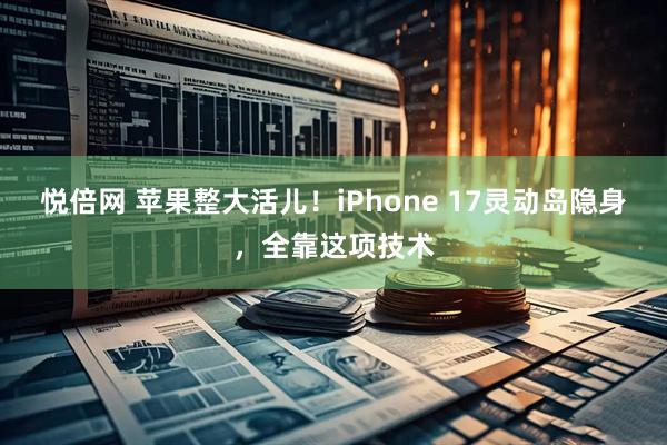 悦倍网 苹果整大活儿！iPhone 17灵动岛隐身，全靠这项技术