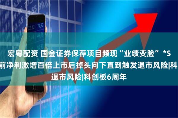 宏粤配资 国金证券保荐项目频现“业绩变脸” *ST天微IPO前净利激增百倍上市后掉头向下直到触发退市风险|科创板6周年