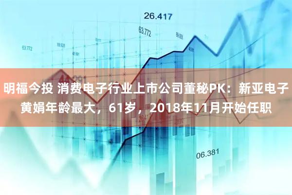明福今投 消费电子行业上市公司董秘PK：新亚电子黄娟年龄最大，61岁，2018年11月开始任职
