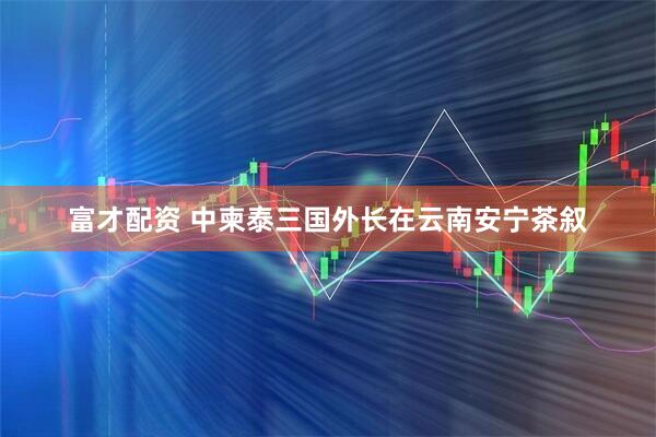 富才配资 中柬泰三国外长在云南安宁茶叙