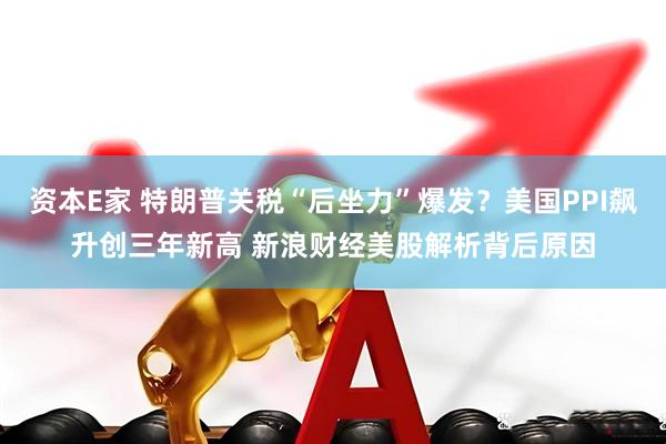 资本E家 特朗普关税“后坐力”爆发？美国PPI飙升创三年新高 新浪财经美股解析背后原因